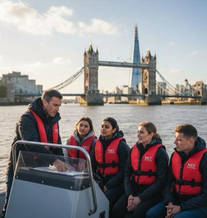 London RYA powerboat level 2 students