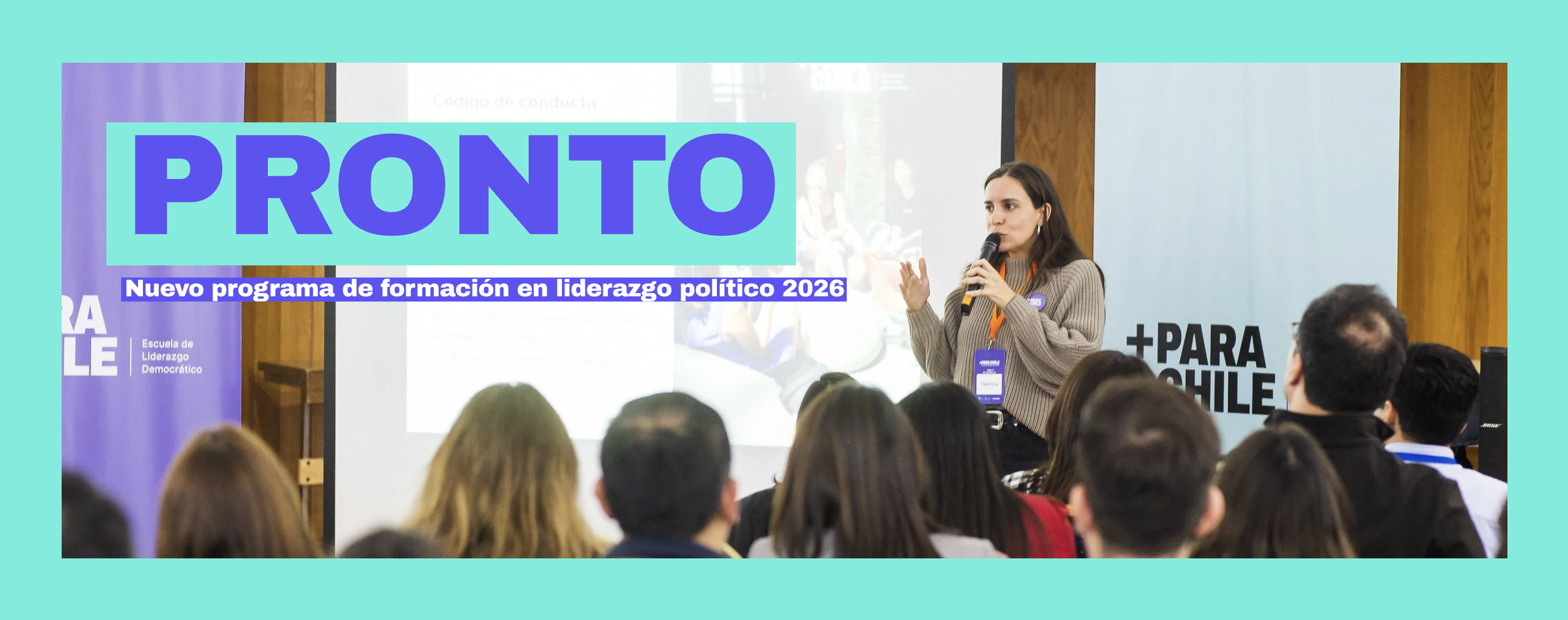 Pronto nuevo programa de formación de Más para Chile