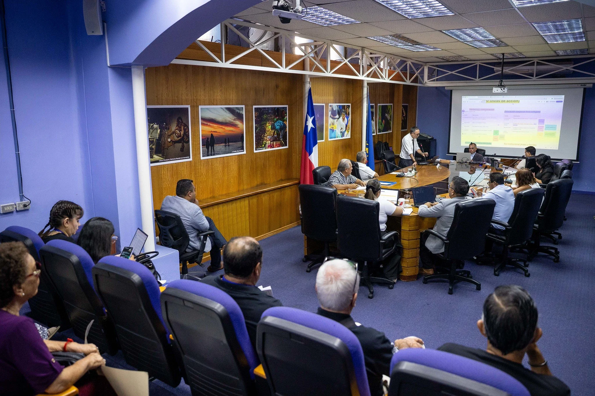 Concejo de la Municipalidad de Arica en sesión