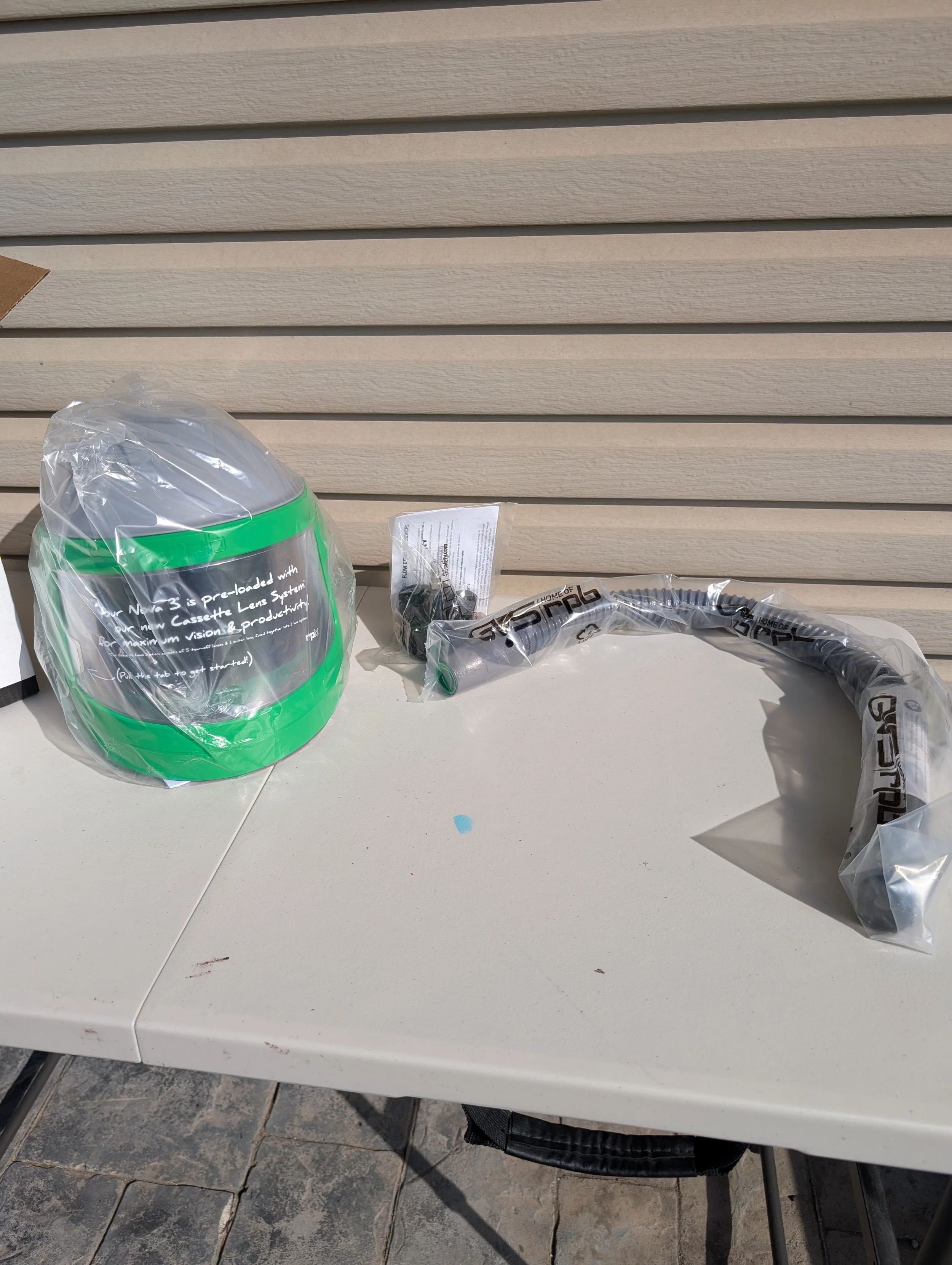 RPB Nova 3000 Blast Hood Fresh Air Respirator