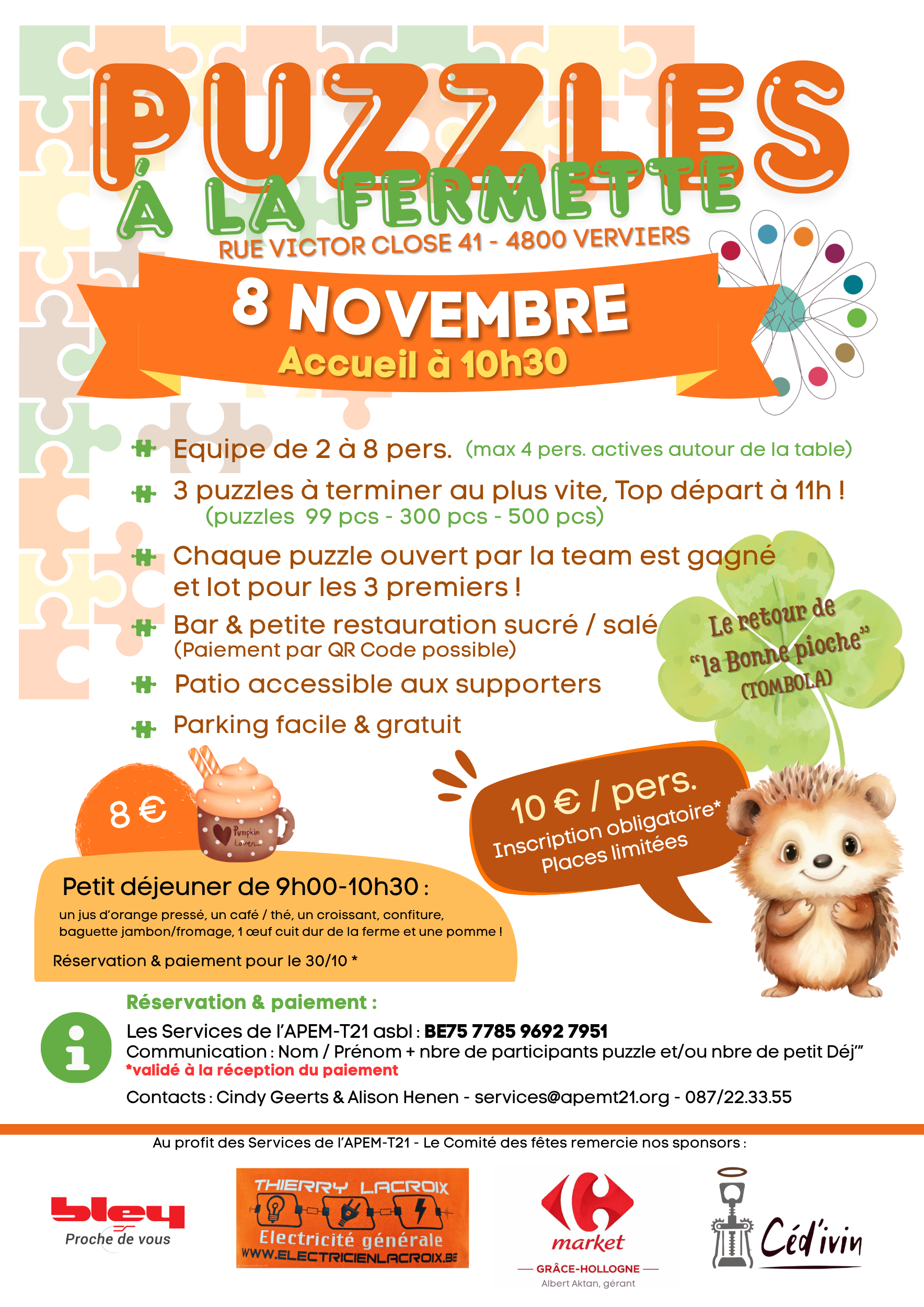 1er Tournoi de Puzzles à la Fermette