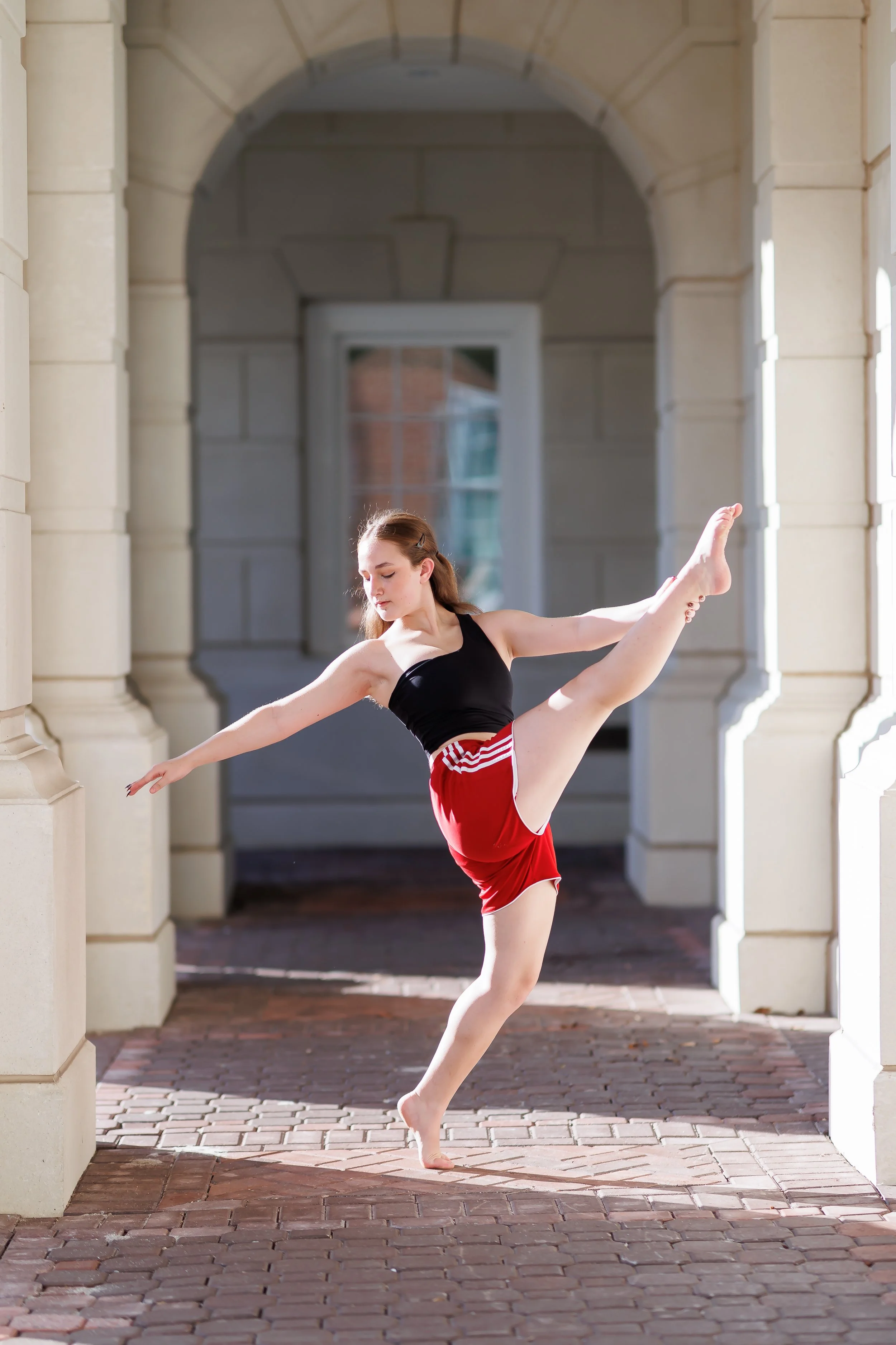 CNU- Unique architecture, archway, and giant glass dome building.