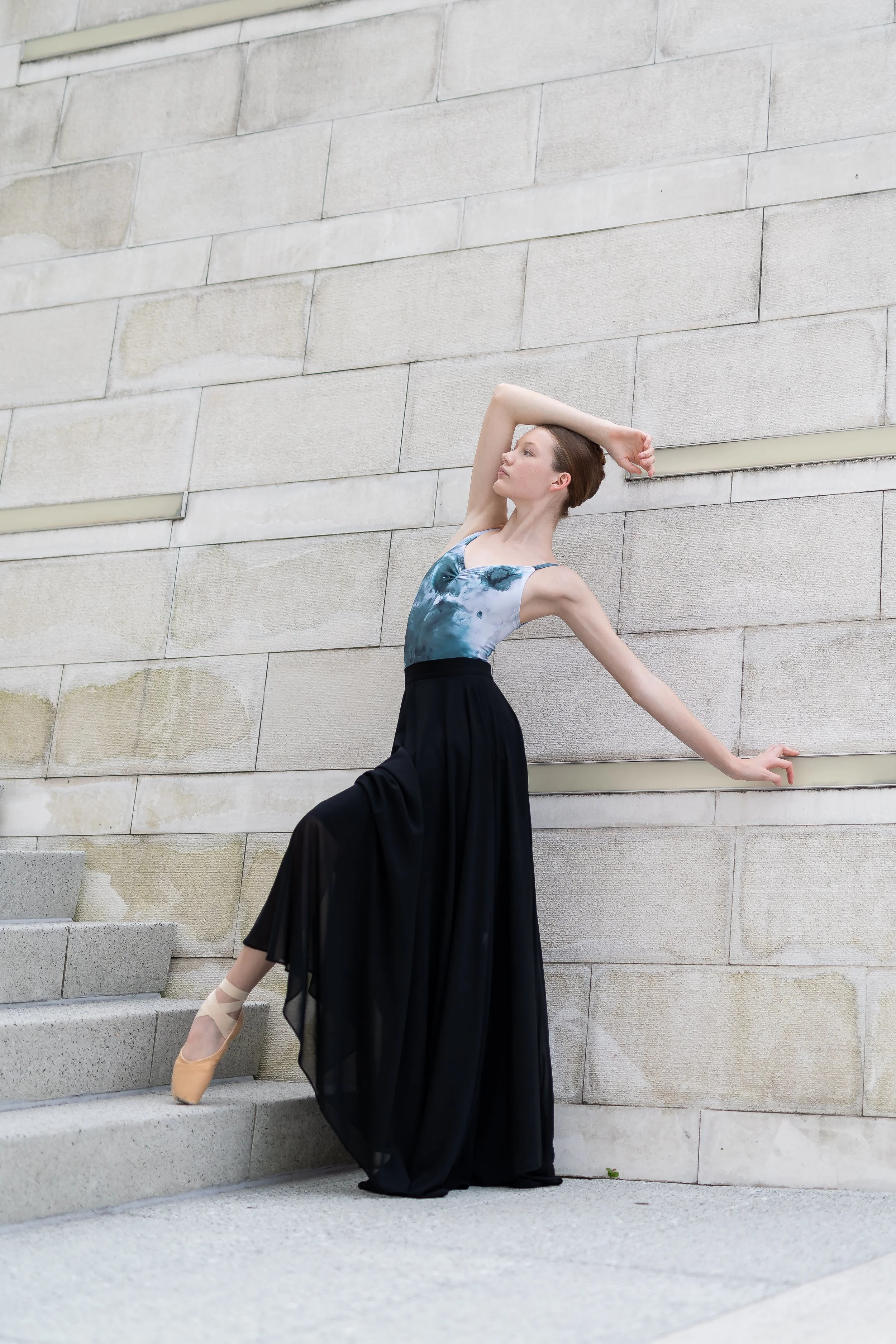 VB Town Center- Urban Buildings, light and airy, parking walkway.