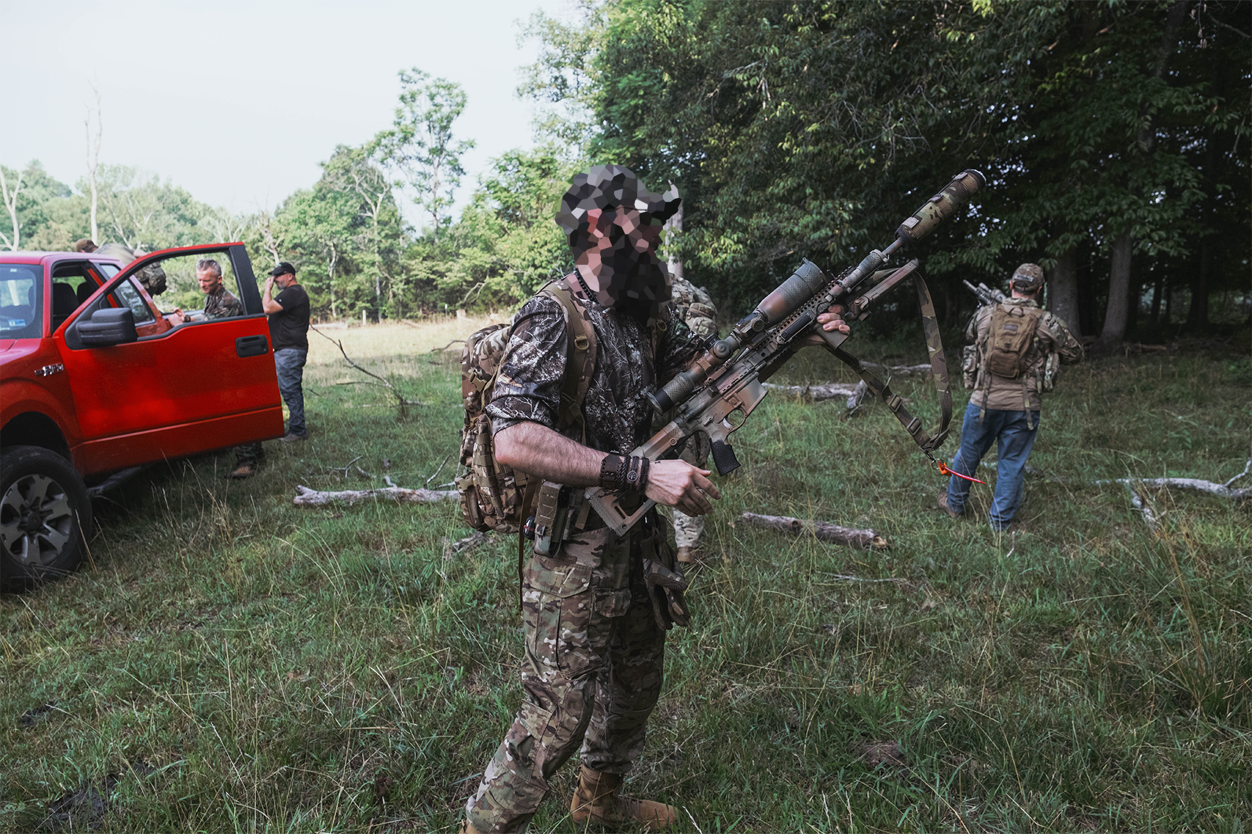 A member of the militia armed with a sniper rifle. July 18, 2026.
