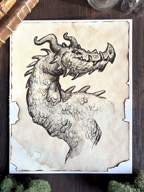 Fine Art Print 8"x10" - Smaug