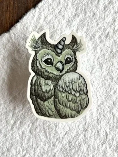 Vinyl sticker - Owlicorn