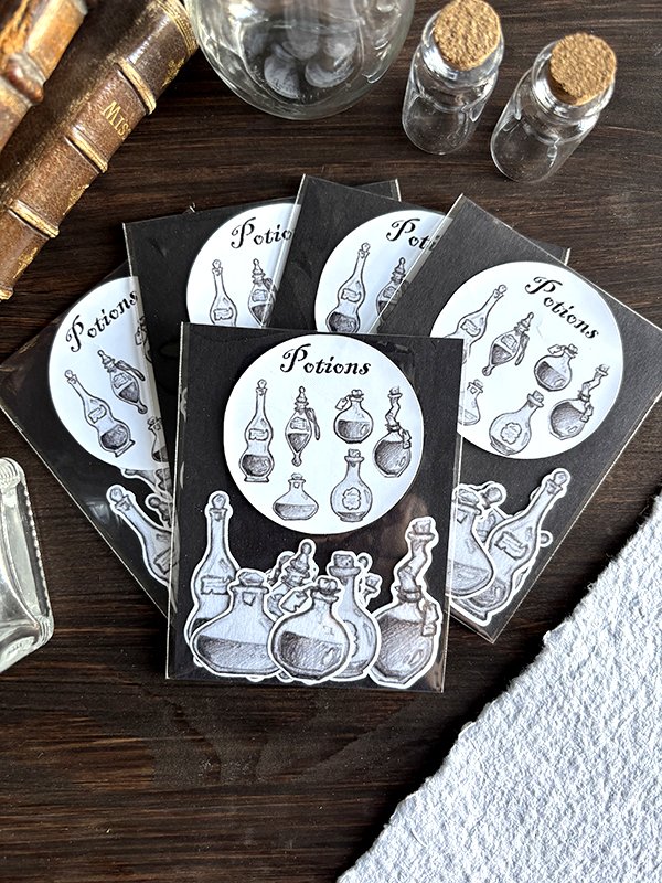 Sticker Pack - x10 Potion Bottles