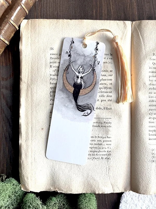 Bookmark - Crescent Swing Mermaid
