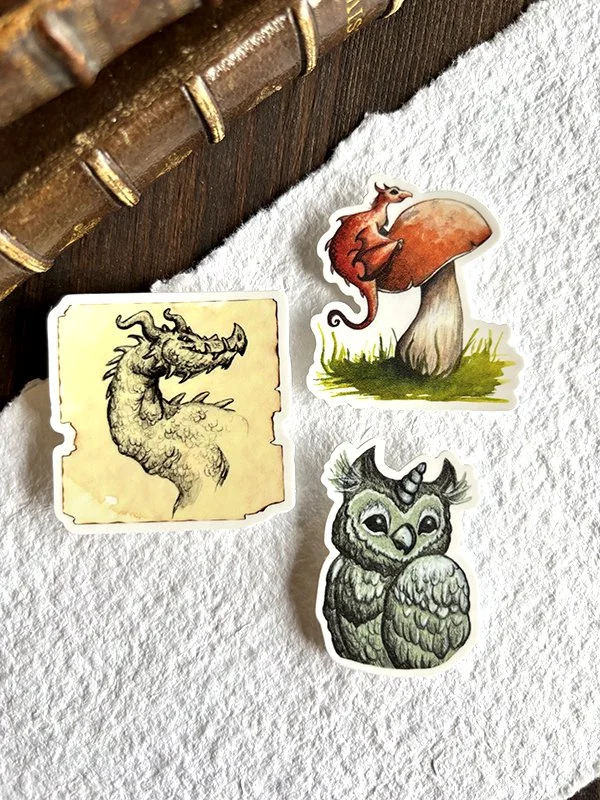 Vinyl Sticker Set - Magical Creatures (x3)