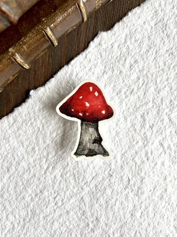 Vinyl Sticker - Red Mushroom
