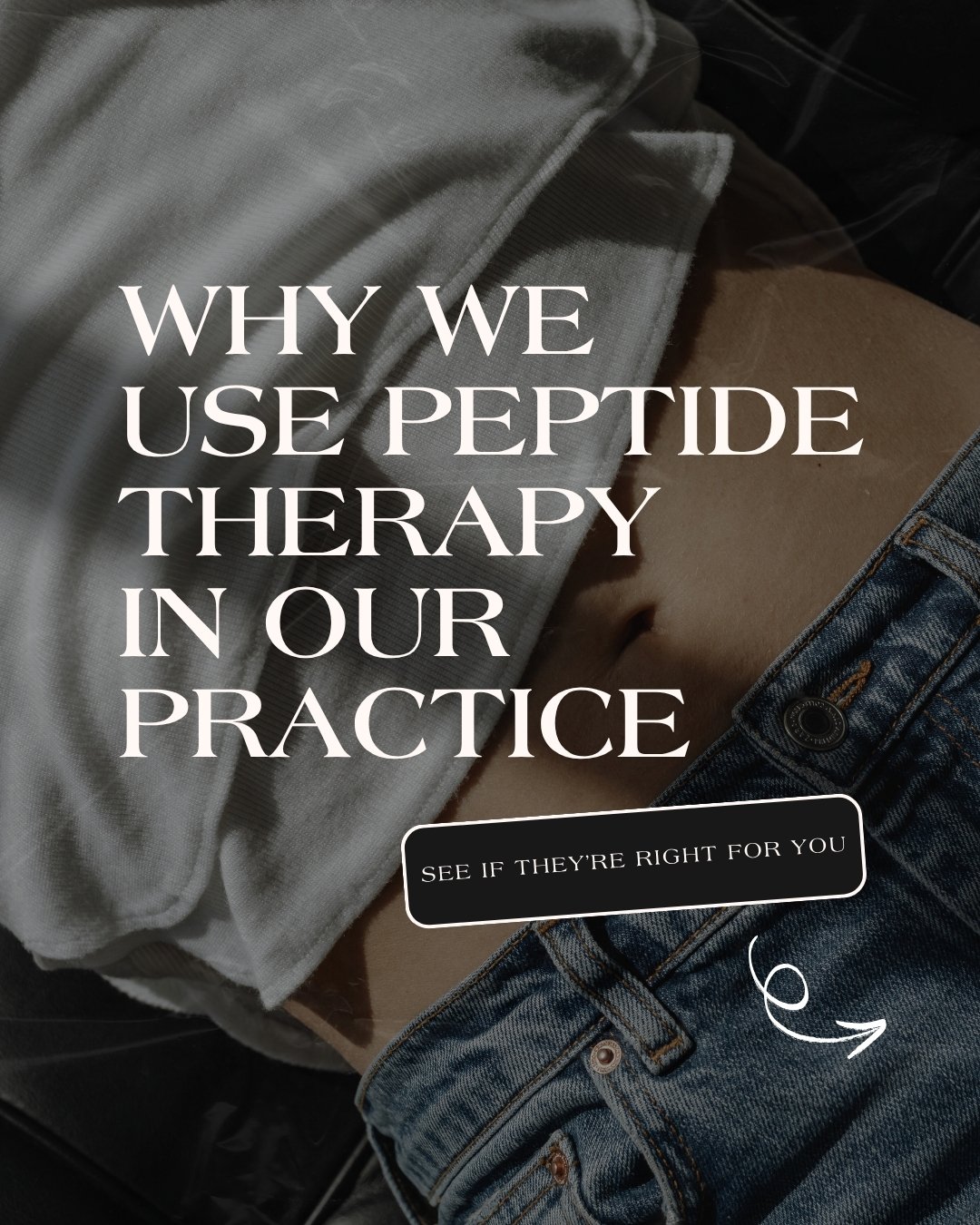 We&rsquo;re not here to throw trendy treatments at symptoms. We use what works, and peptides are part of that. They work with your body, not against it.

Peptides aren&rsquo;t a magic bullet&mdash;but they are one of our favorite tools.

Why? Because