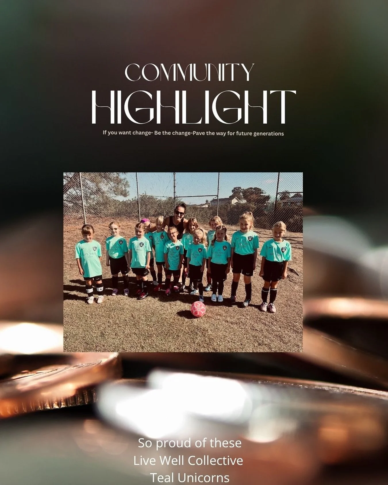 ⚽🩵🩷Proud Sponsor Moment 🩵🩷⚽
The Live Well Collective team is so proud to sponsor the La Jolla Impact Teal Unicorns! These girls show heart, hustle, and unwavering support for one another &mdash; the kind of teamwork and encouragement we hope they