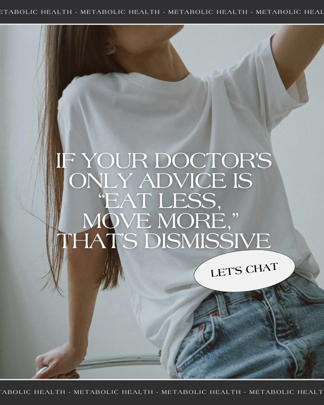 Generic advice creates generic results.

Lasting fat loss requires a full evaluation of your hormones, metabolism, nutrient needs, and lifestyle factors, not just a smaller plate and longer workouts.

We create plans that work with your biology, not 