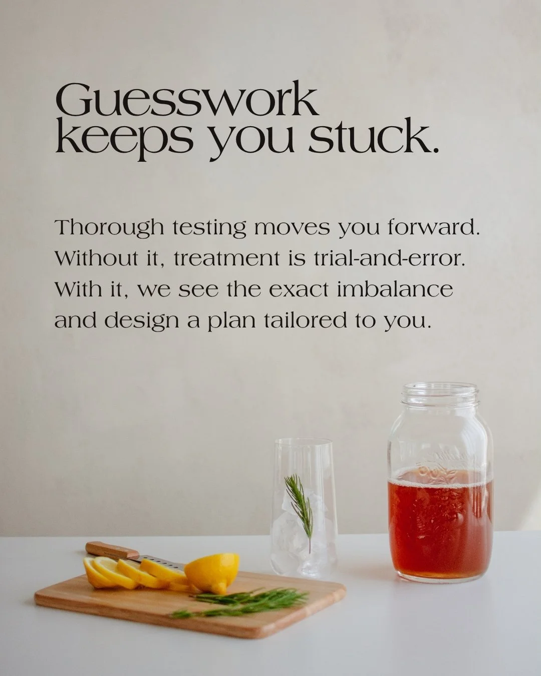 If your gut issues haven&rsquo;t improved with generic advice, you&rsquo;re not failing.

The missing piece is CLARITY.

Functional testing takes the guesswork out, so we can see what&rsquo;s really driving your symptoms and map out a plan that final
