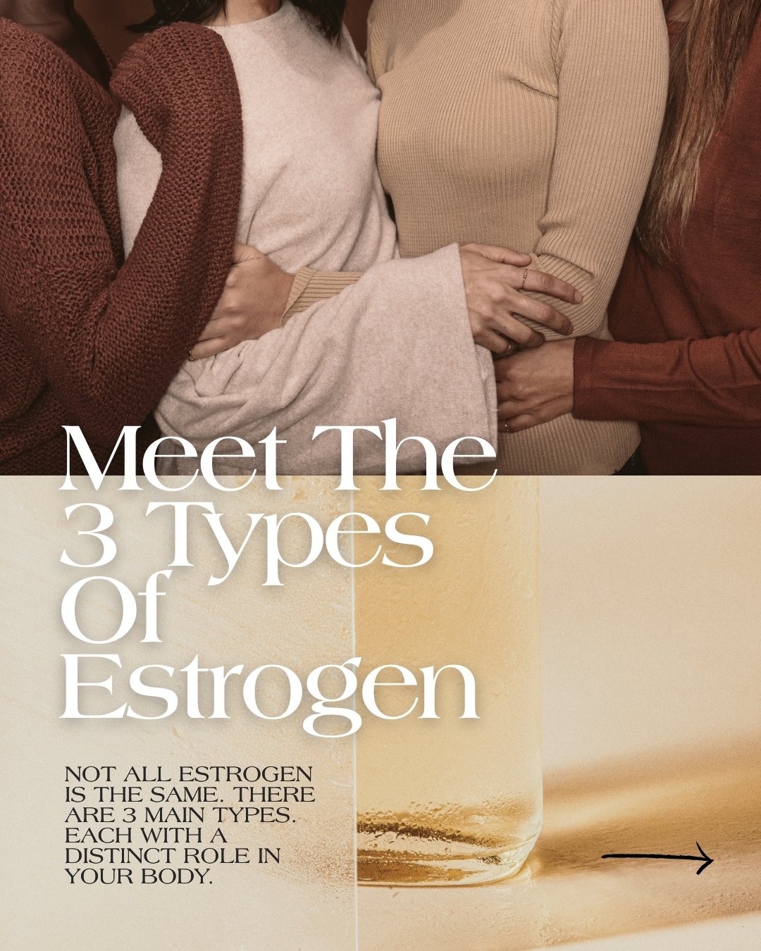 Estrogen isn&rsquo;t a single hormone. It&rsquo;s a trio!

💎 Estradiol (E2): dominant before menopause, driving cycle health, mood, bone density, and sexual function.

🌸 Estriol (E3): lower potency, protective for tissues, especially in pregnancy a