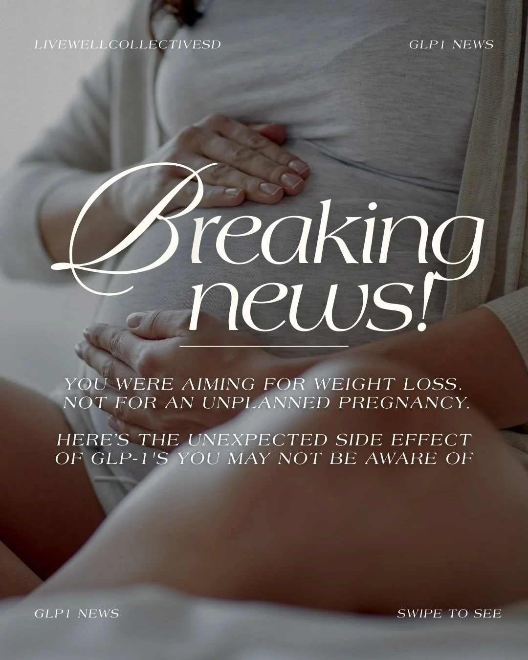 GLP-1 medications (like semaglutide or tirzepatide) slow down how quickly food moves through the stomach. That delay can also affect how well birth control pills are absorbed.

⚠️ This means your pill may not provide the level of pregnancy protection
