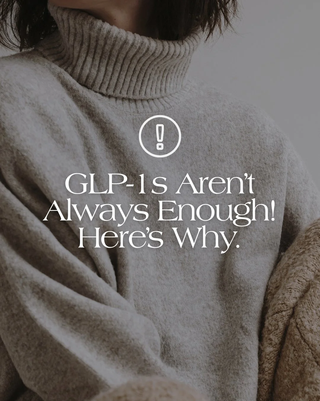 GLP-1 therapy (like semaglutide or tirzepatide) is powerful, but it isn&rsquo;t magic.

If your estrogen, progesterone, and/or testosterone levels are out of balance, your body may resist weight loss despite efforts to control your appetite.

That&rs