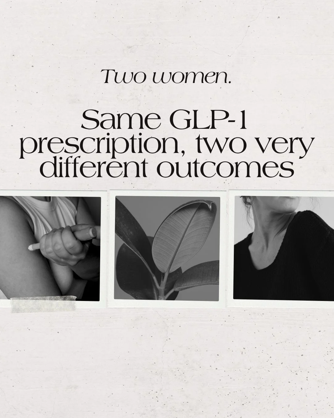 Real stories show it best.
Two women start the same medication. 

One feels frustrated when the scale stalls. 

The other sees steady progress.

What changed? Hormone therapy. Because when you treat appetite and hormone balance, the body can finally 