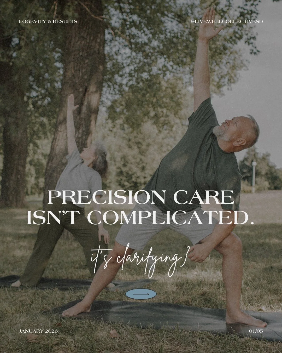 You&rsquo;ve tried the diets, the supplements, the routines.
But lasting results don&rsquo;t come from doing more. They come from doing what&rsquo;s right for you.

Precision care is how we turn effort into outcomes.
We measure what your body actuall