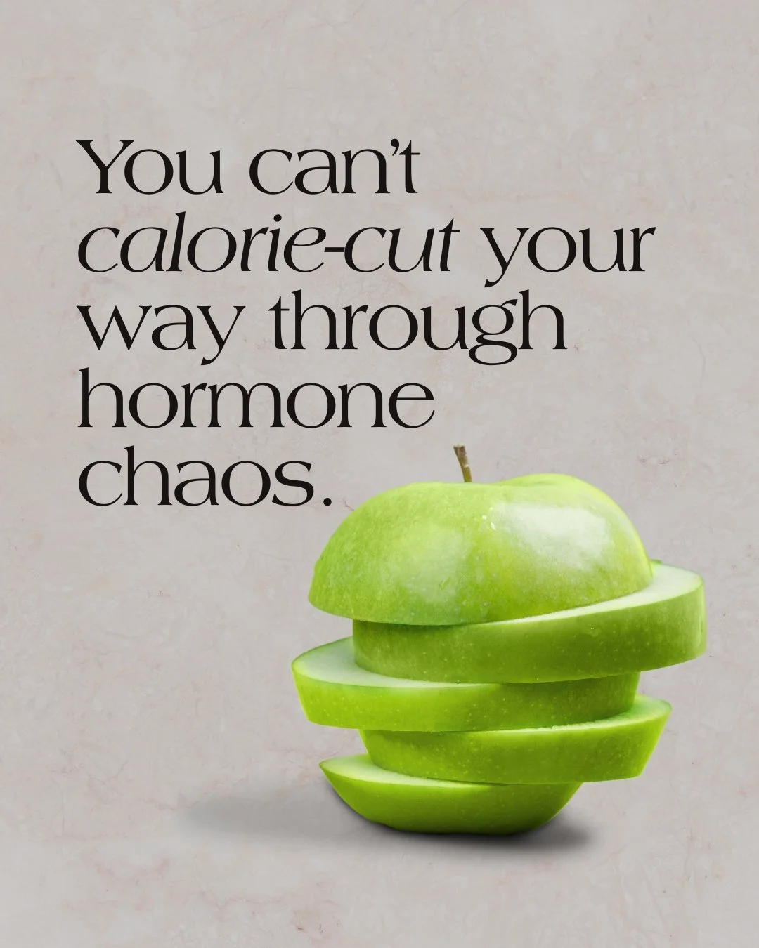 Most people assume lack of discipline is why a diet stops working.

But the real issue is often the physiology underneath it.

When hormones or insulin sensitivity are disrupted, your body isn&rsquo;t in a state that responds predictably to restricti