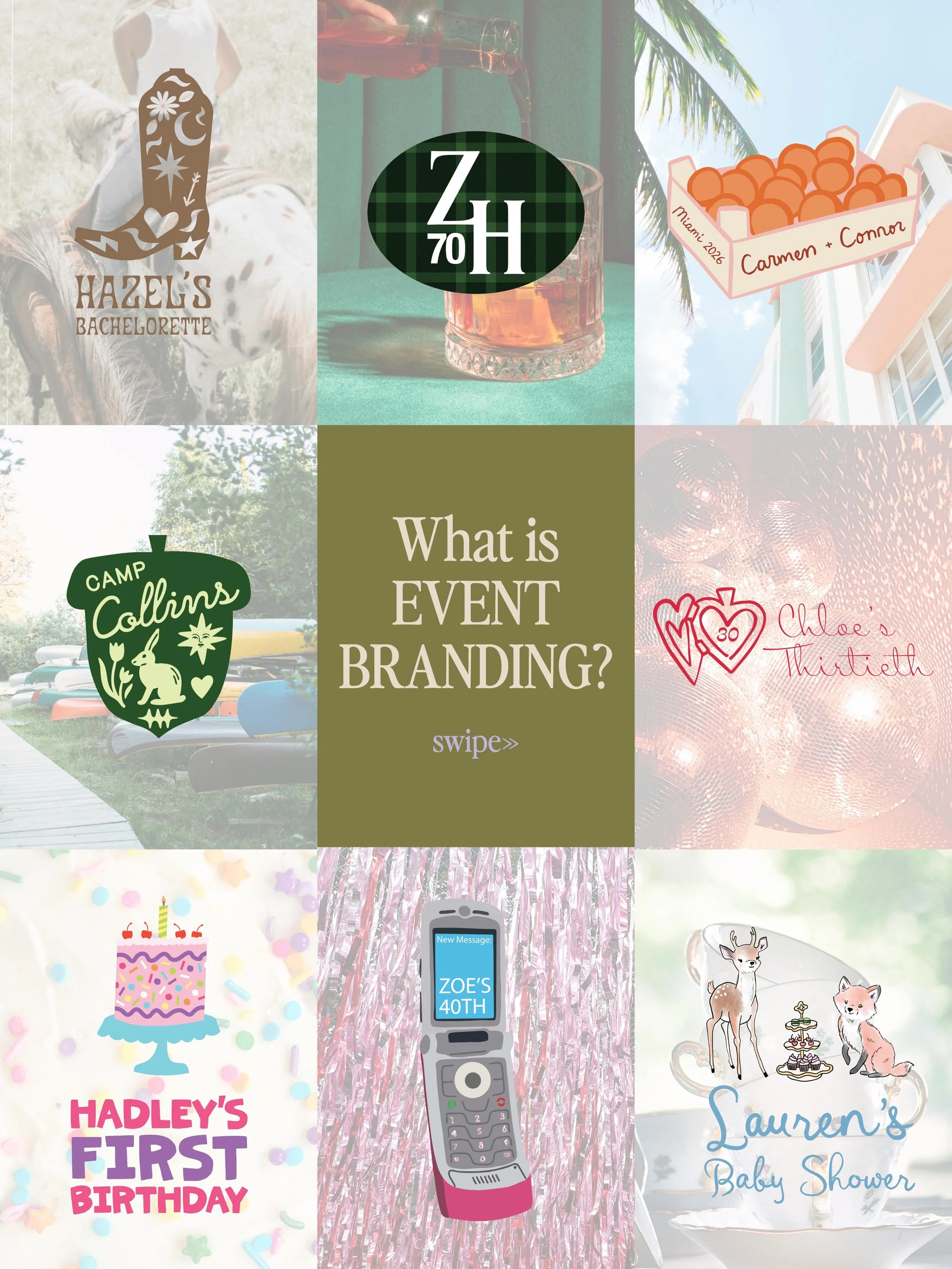 Whether clients realize or not, a lot of what we do as stationers is branding your event - even if it&rsquo;s just invitations, they set the vibe before anyone sets foot in the venue. Need some help bringing your mood board to life (or creating it)? 
