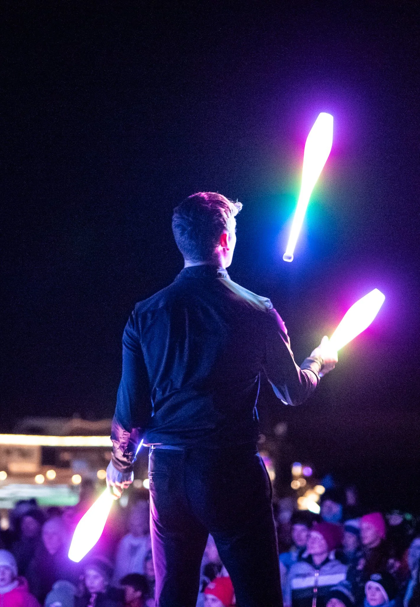 LED-Jonglage Showact - Live entertainment