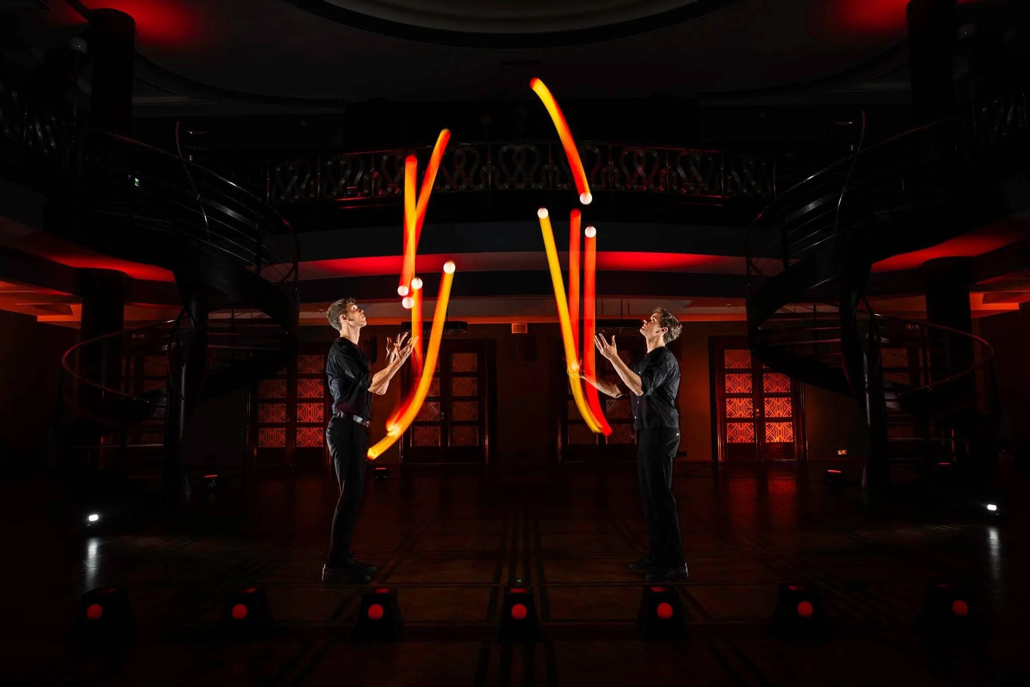 LED-Jonglage Showact 