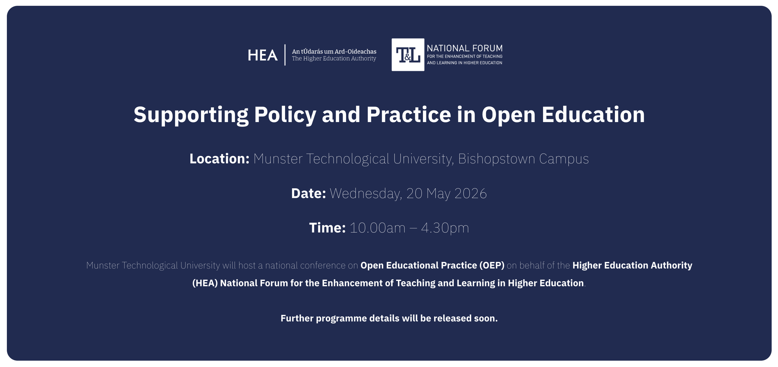 Supporting Policy and Practice in Open Education