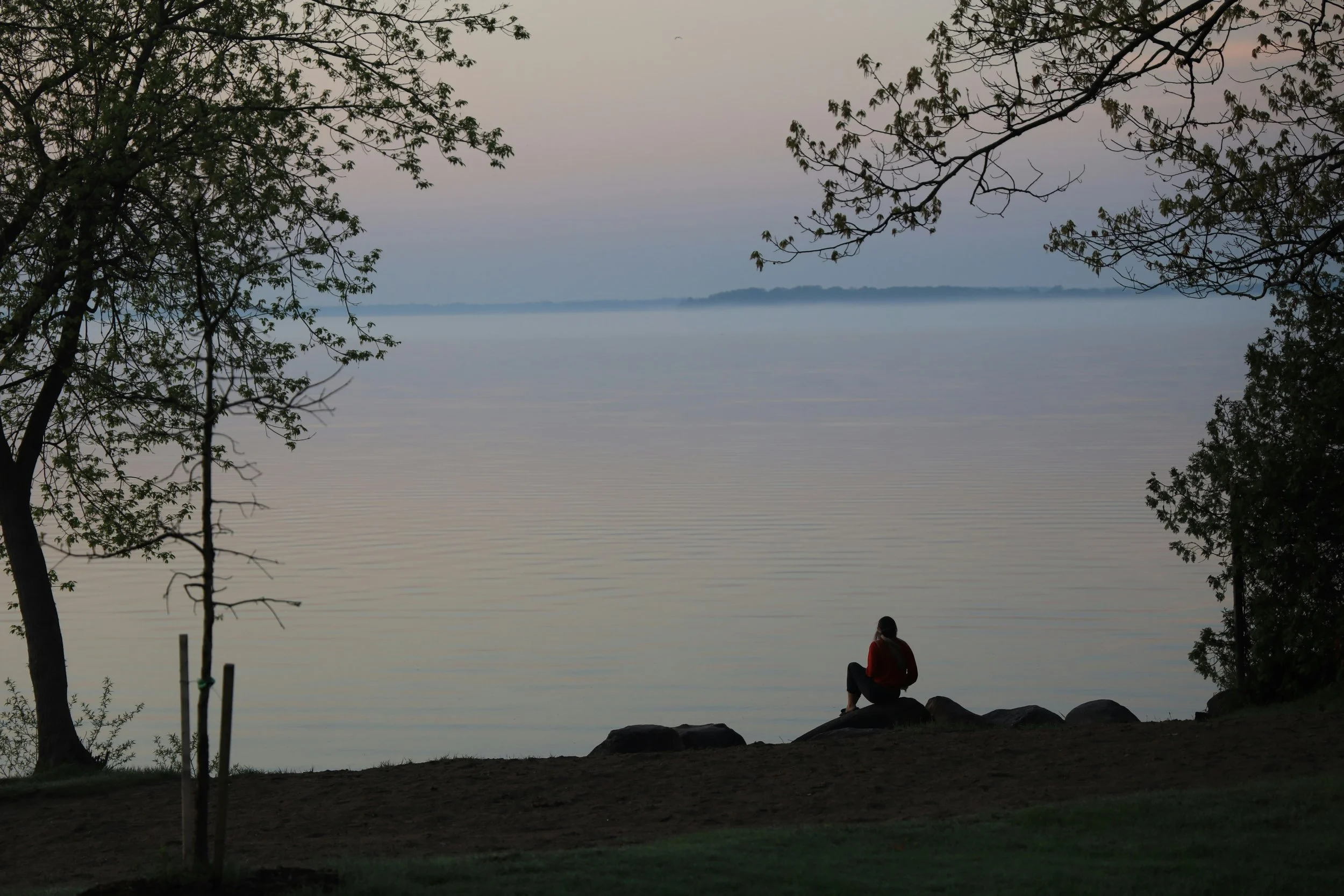person looking at lake experiencing loneliness and interested in cognitive behavioral therapy (CBT) for loneliness