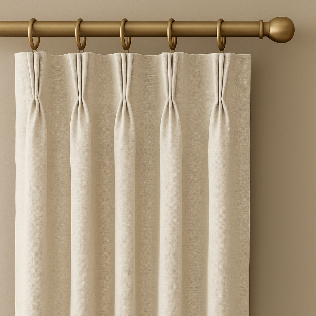 Triple Pinch Pleat
