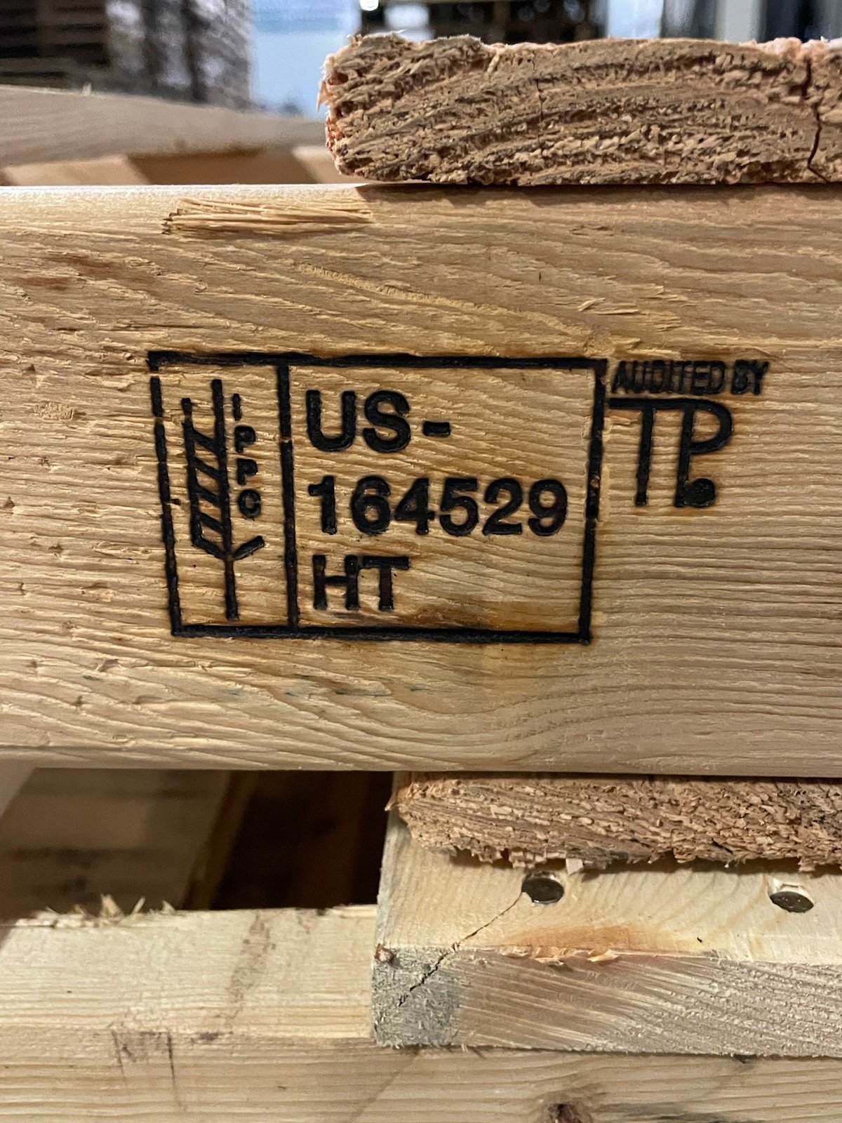48x40 Food-Grade Heat-Treated ISPM Pallets