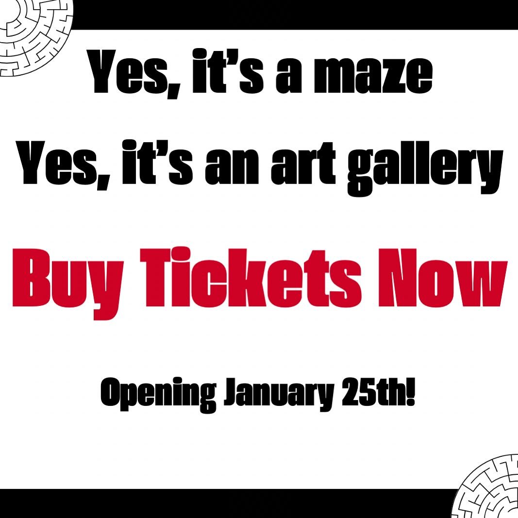 We are so excited to launch our new maze! Come check out art work from local artists while exploring our indoor maze! Tickets available at the link in our bio! #nycartist #localartists #thingstodoinnyc #thingstodoinbrooklyn #thingstodoindumbo #dogfri