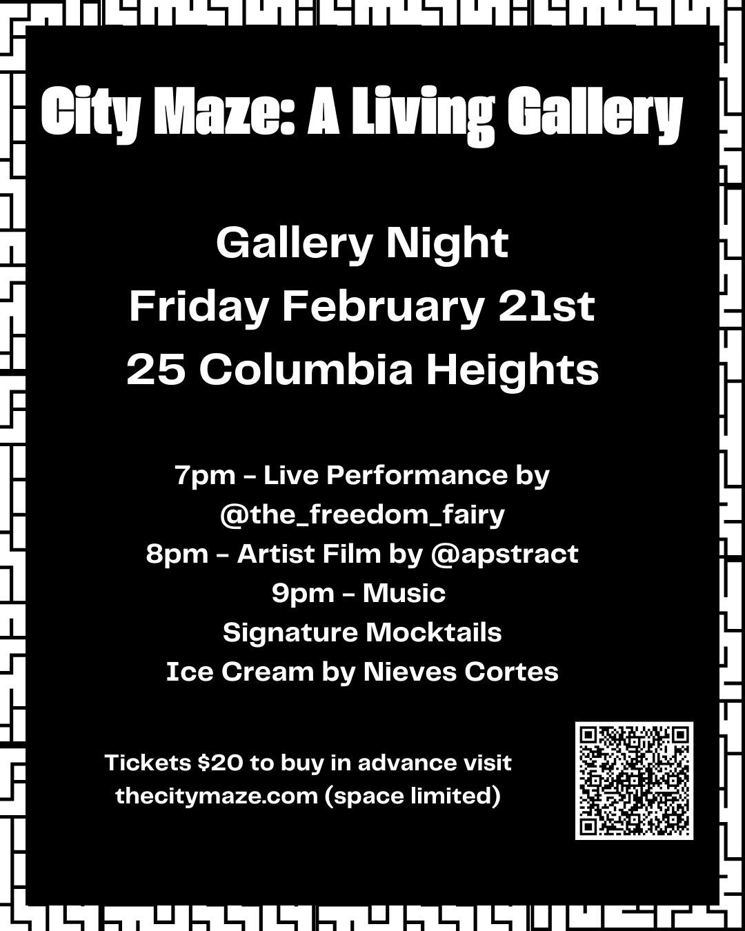 This past weekend was so much fun, we decided to run it back! Come check out some incredible artwork this weekend! #FridayNight #ArtGallery #Maze #SupportSmalBusiness #SuportLocalArtists #thingstodoinNYC #dogfriendly #gallerynight