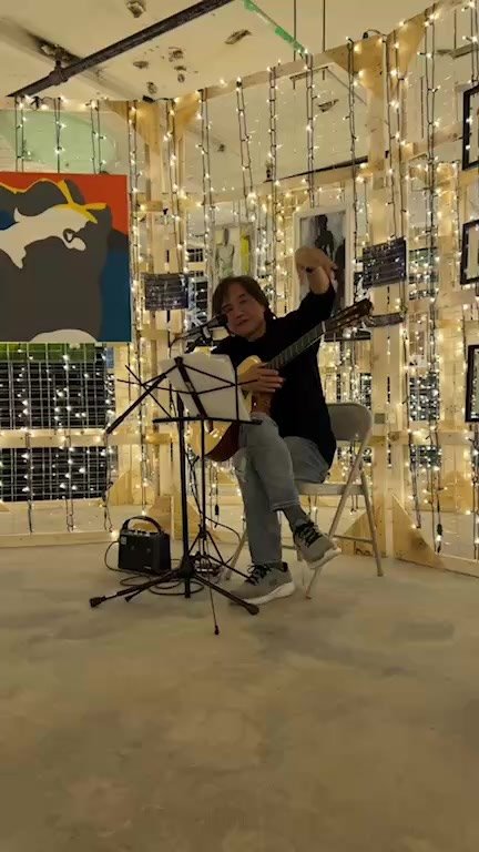 Another live performance in our space! Thank you for sharing your beautiful music with us @sakepump