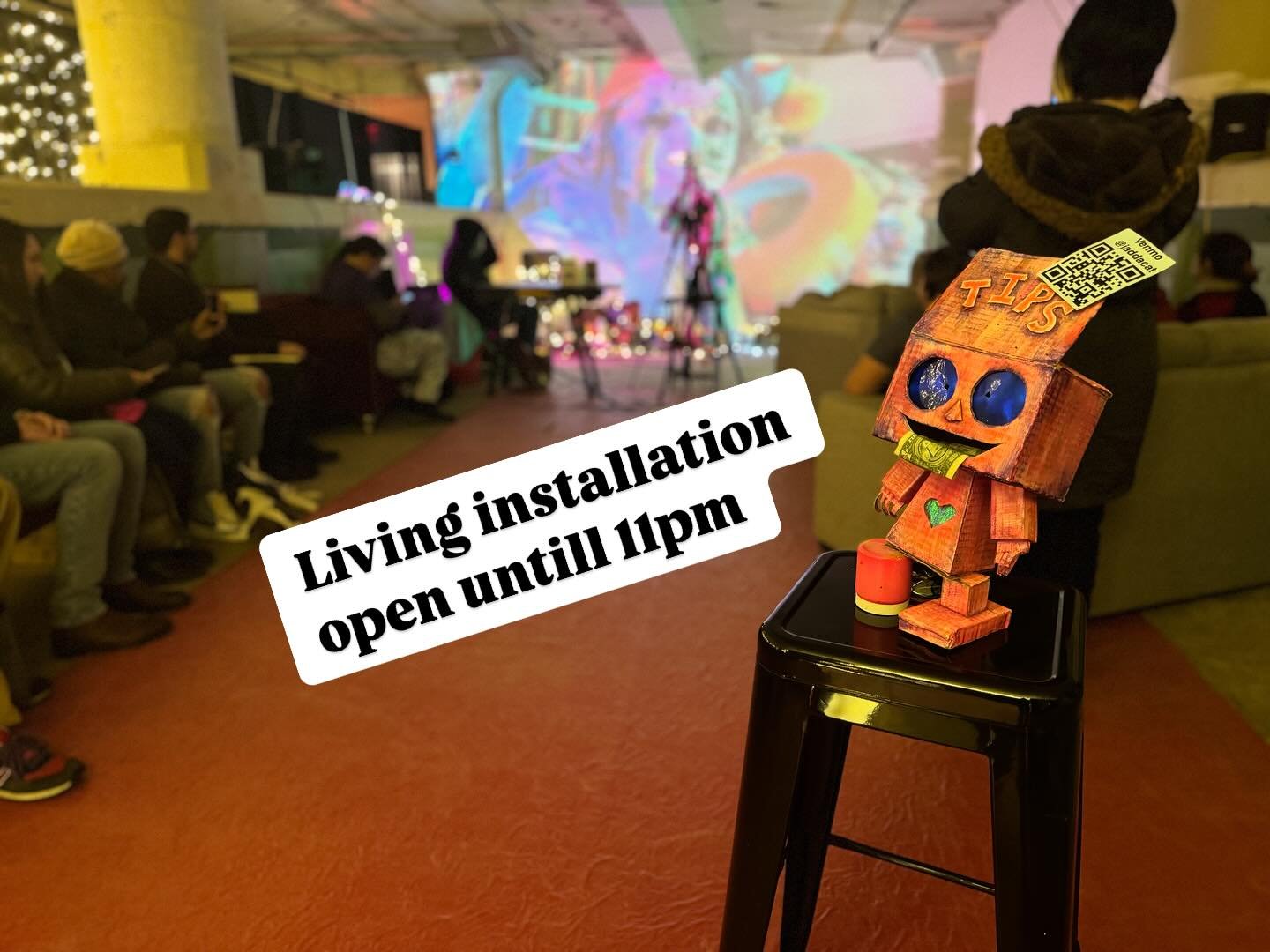 Come and see the living installation tonight untill 11pm……. Come watch, come draw and enjoy the performance and enjoy the space and maze!!
@thelivinginstallation