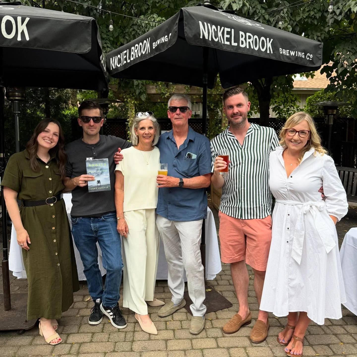 Official Launch in the books&hellip; Beautiful sun-splashed day in #lowville at the perfect venue #lowvillebistro Thanks to @maureenjuniper @mattjuniper @ashleybigda @scottjuniper @haleyjuniper &mdash; The Fam, and everyone who came out! #angelsinthe
