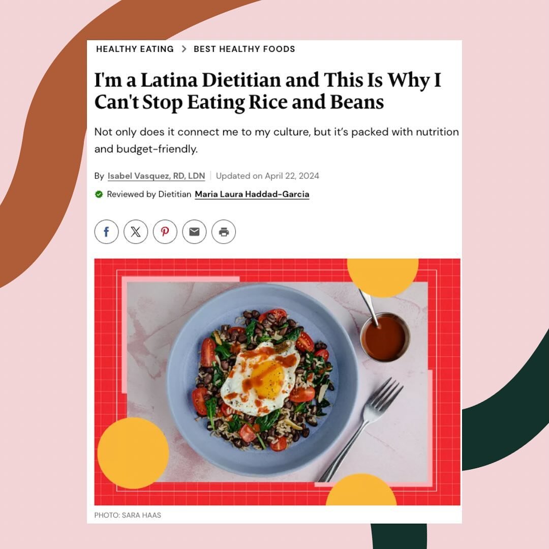 Thank you @eatingwell for letting me wax poetic about my favorite food combo, rice and beans.😋😋😋

I mean, how can you not love them?! 

They&rsquo;re full of fiber, iron, protein, and they&rsquo;re so tasty and satisfying. 

Read the full article 