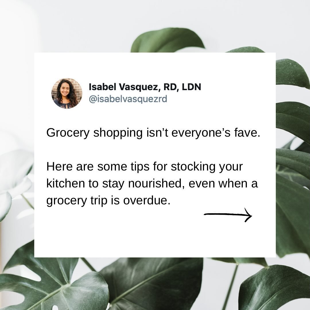 Fresh isn&rsquo;t always best, especially if you put off grocery shopping or you always end up wasting the fresh foods you buy.

These are some ideas for keeping a variety of foods with a variety of nutrients in your kitchen so you can stay nourished