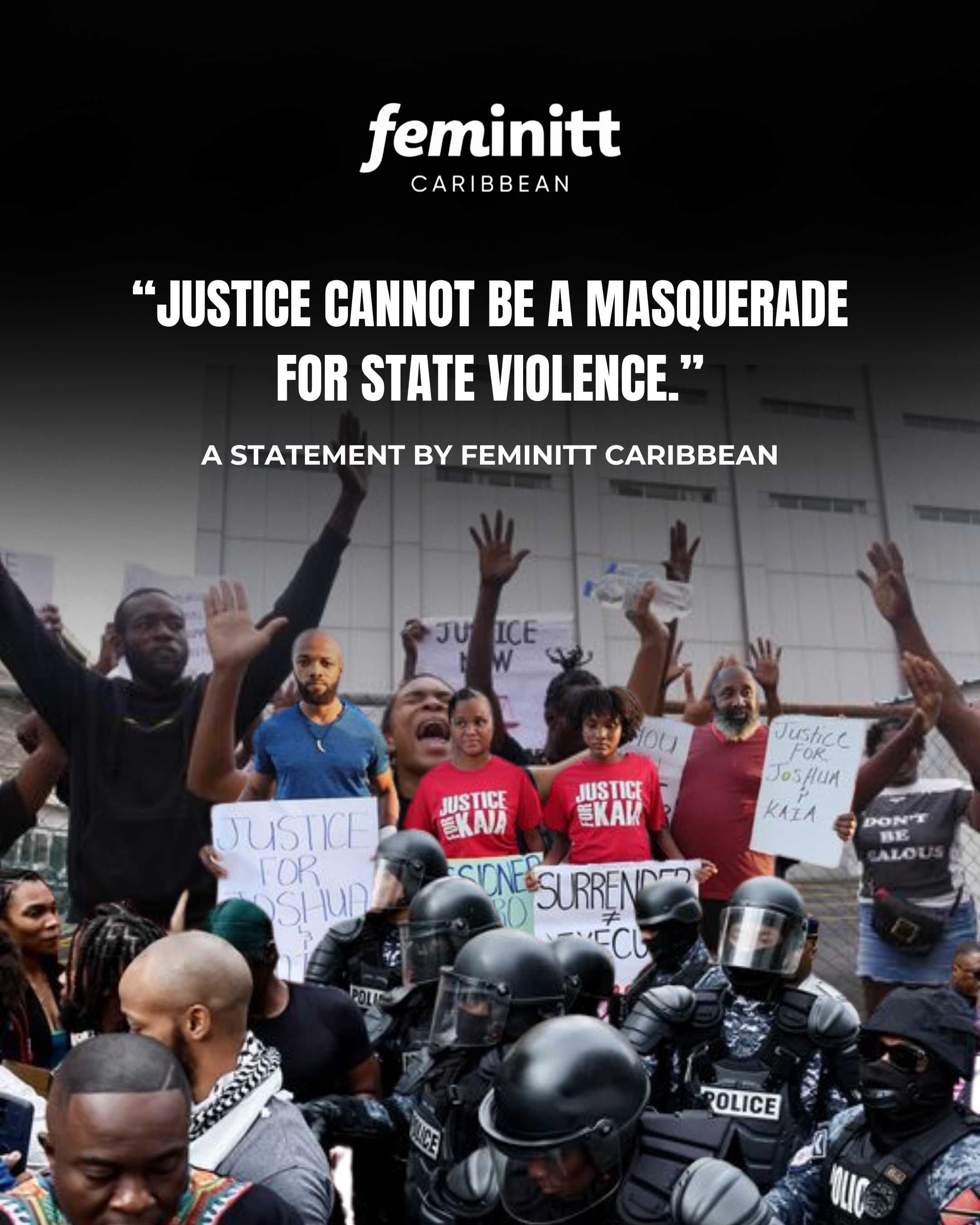 Justice cannot be a masquerade for state violence.