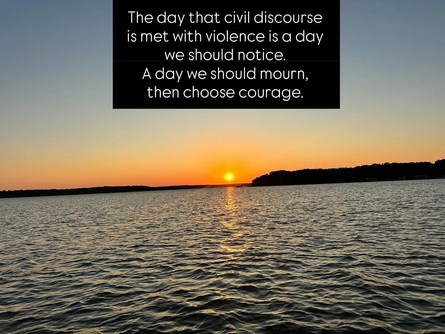 Outside of a saving relationship with Jesus and deep, abiding friendships, the 3rd thing I pray most for my children is that they will learn how to disagree with courage and grace. 
When we lose the ability to disagree without hatred, we are losing