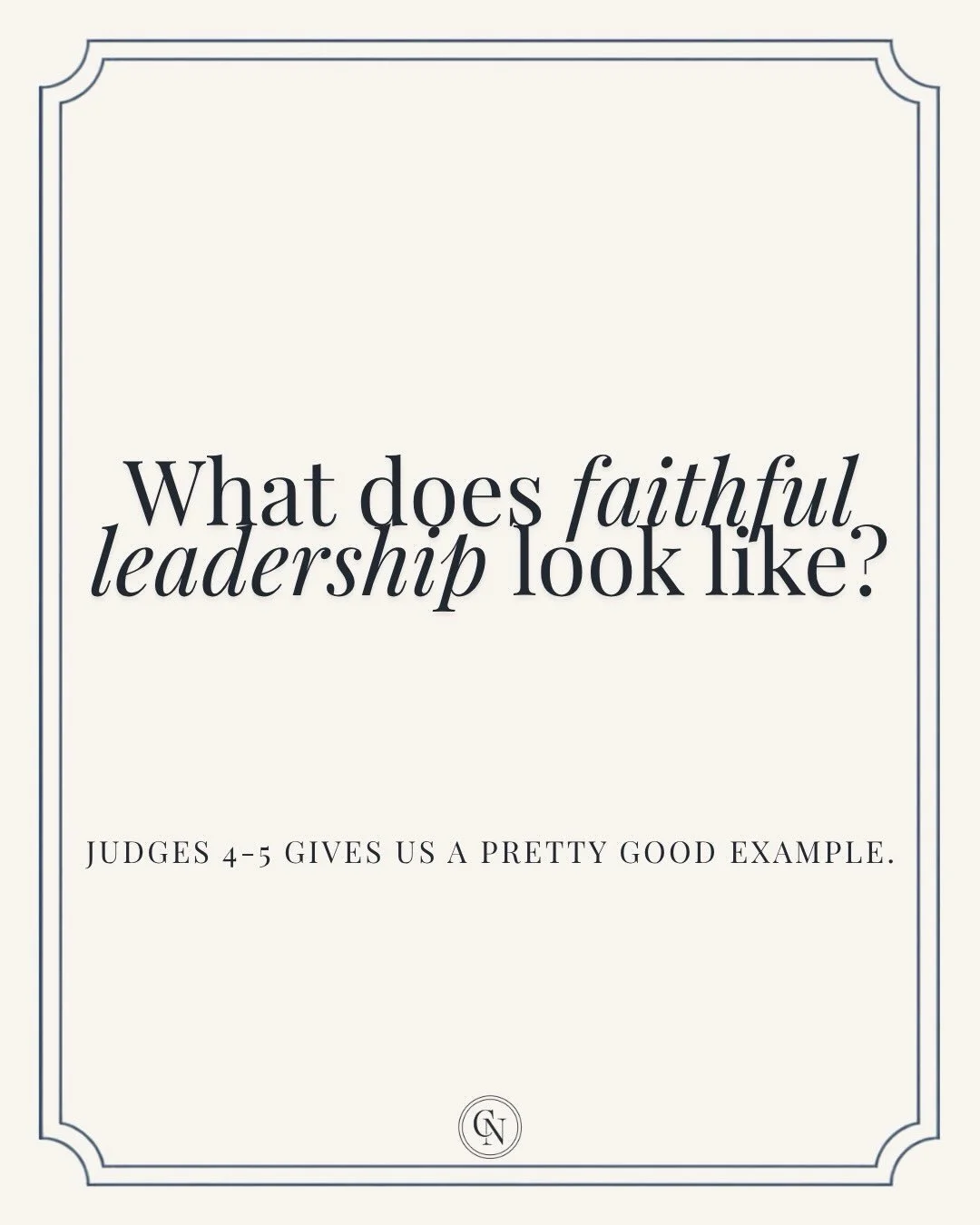 I keep coming back to this as I read Judges 4-5. 

Deborah didn&rsquo;t have to know how it was all going to play out. She knew what God had commanded, she called others to obedience, and then she trusted Him with the rest.

What a picture of faithfu