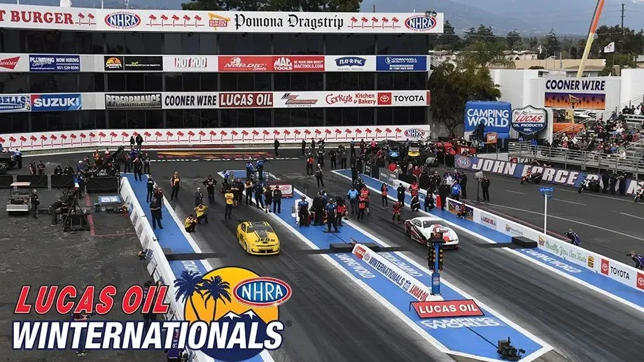 NHRA at Pomona Dragstrip Winternationals