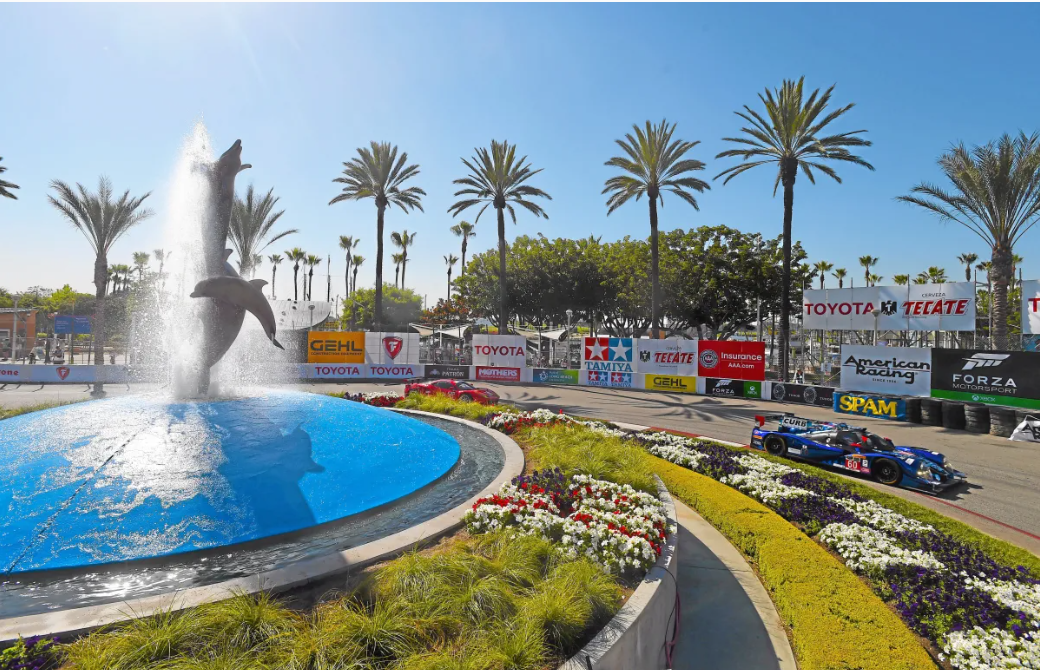 IndyCar racing at the Grand Prix of Long Beach