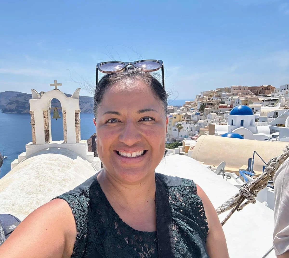 The blog post writer, a lactation consultant in Lynchburg, VA traveling in a foreign country.