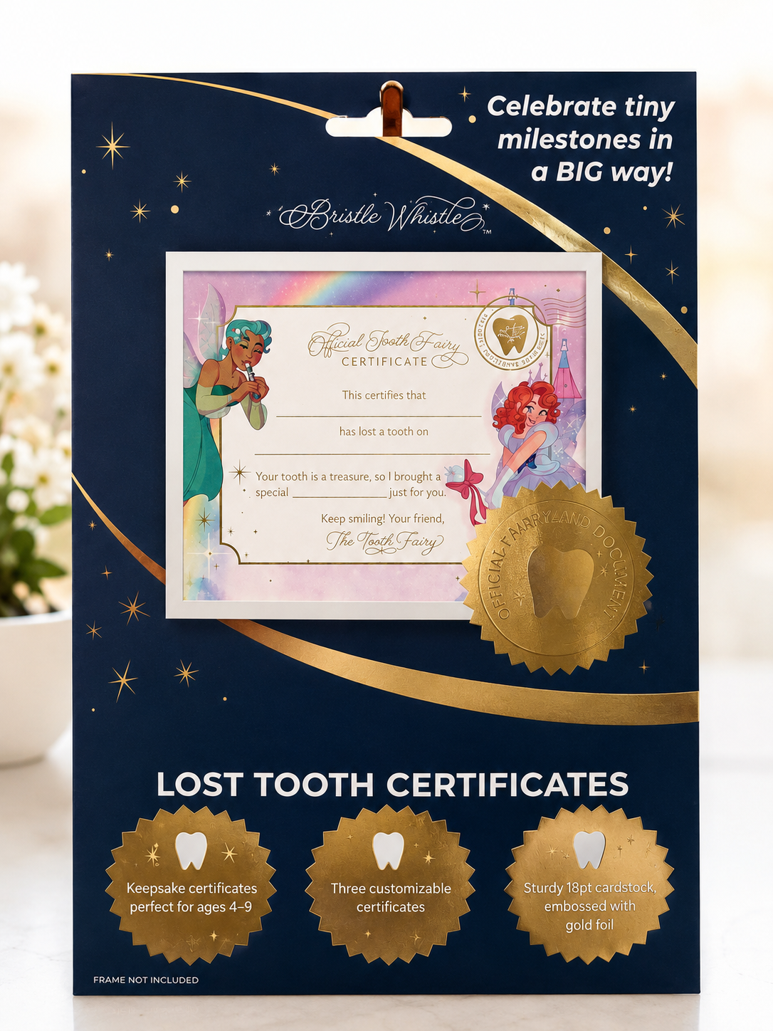 Official Tooth Fairy Certificates