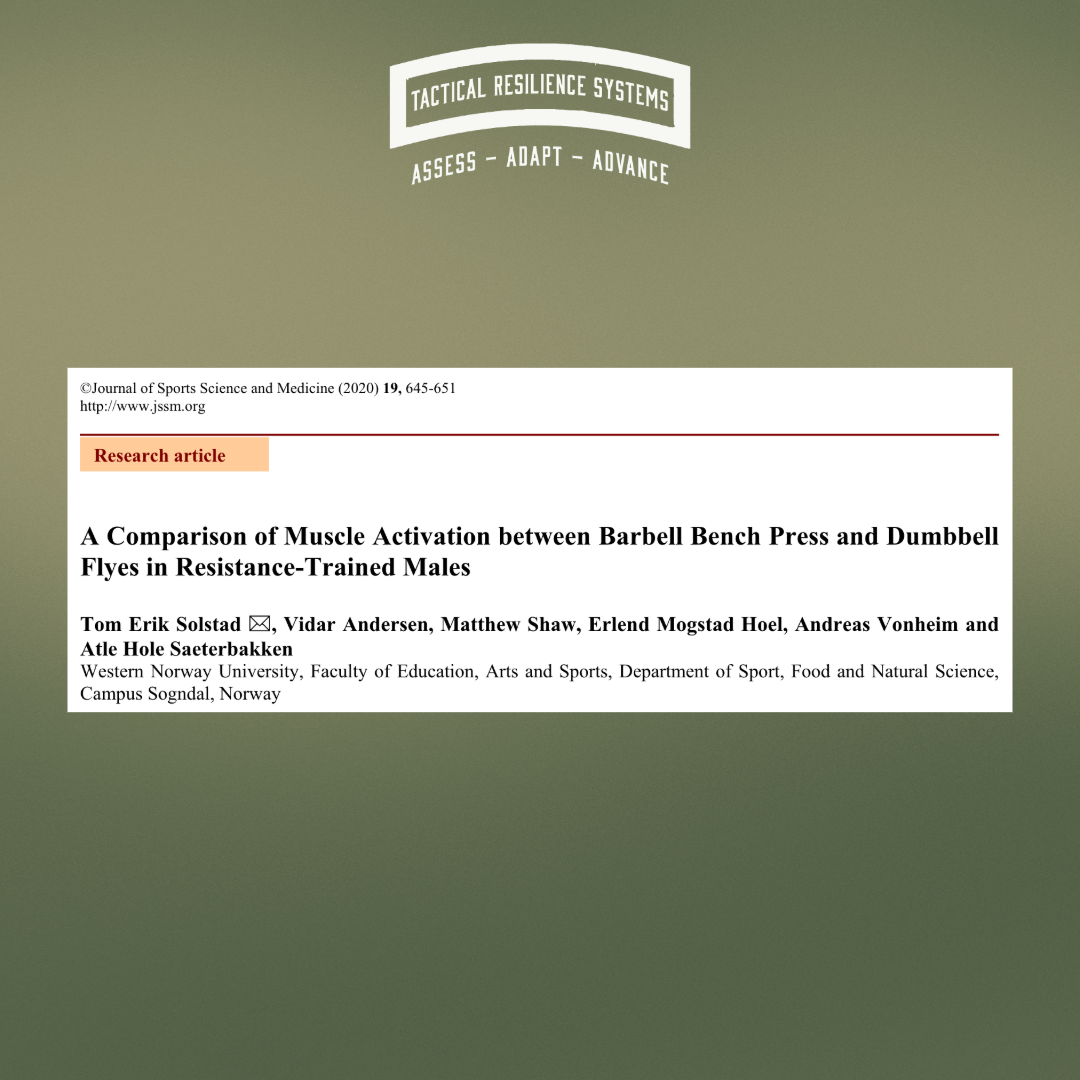 084 - Bench Press vs. Dumbbell Flyes: Targeted Muscle Activation and Tactical Programming