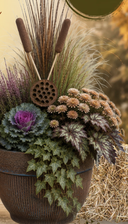 AUTUMN ABUNDANCE PORCH POT WORKSHOP
