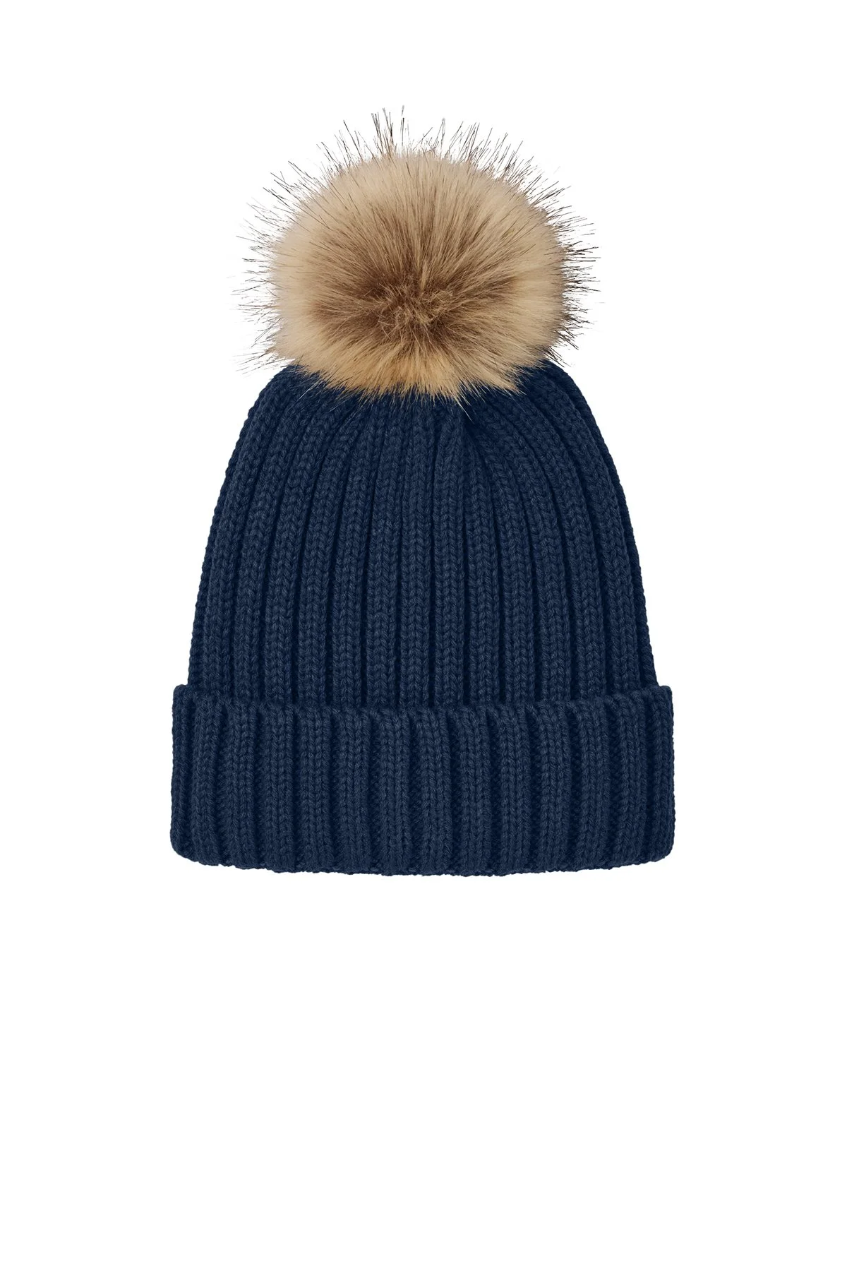 Faux Fur Pom Beanie (iRC990)