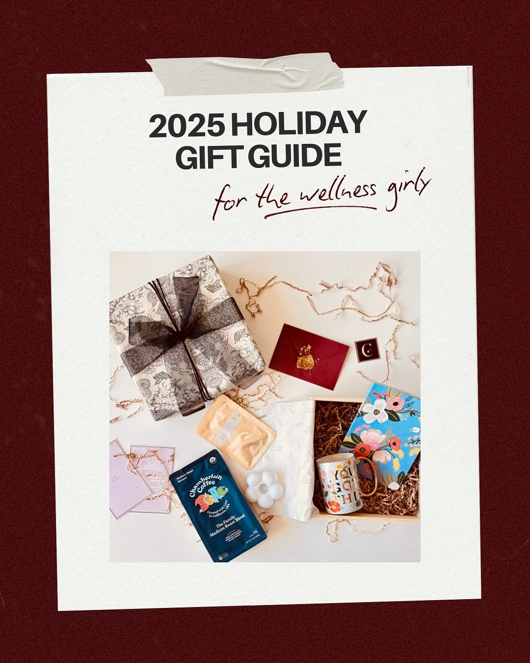Day 16 of holiday gifting ✨ 
A little inspiration for gifting the wellness girl 
Think slow mornings, mindful rituals, cozy comforts, and thoughtful details she&rsquo;ll actually use.

Our 2025 Holiday Gift Guide is all about intentional picks that f