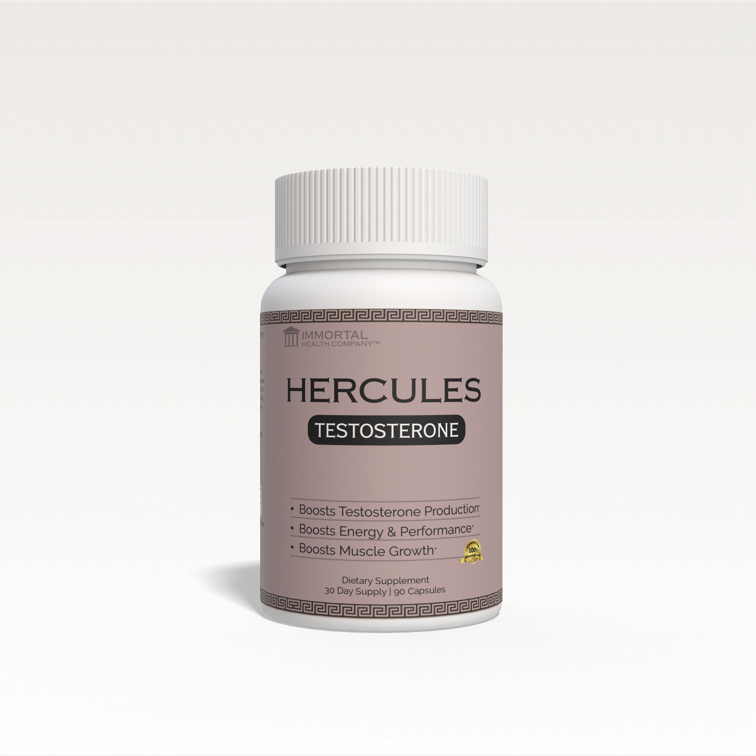 Premium testosterone booster supplement for men to support strength, energy, and vitality.